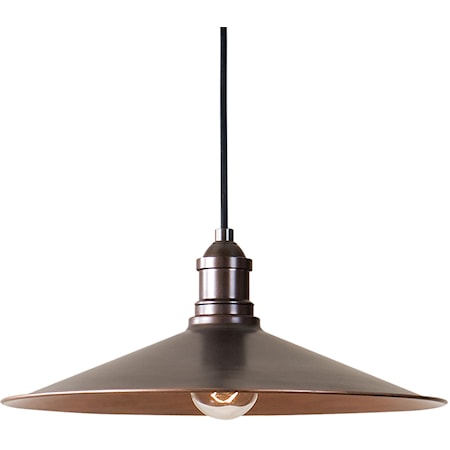 Barnstead 1 Light Copper Pendant